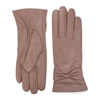 Truclothing Leather Gloves Winter Warm Lined Touchscreen In Brown