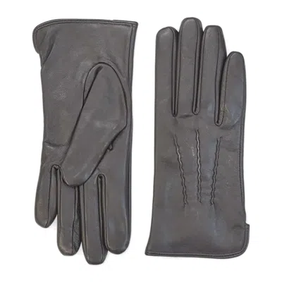 Truclothing Leather Gloves Winter Warm Wool Lined Touchscreen In Brown