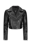 Truclothing Leather Jacket Cross Zip Biker Brando Classic In Black