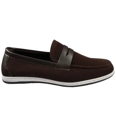 Truclothing Lightweight Breathable Loafer Shoes In Brown
