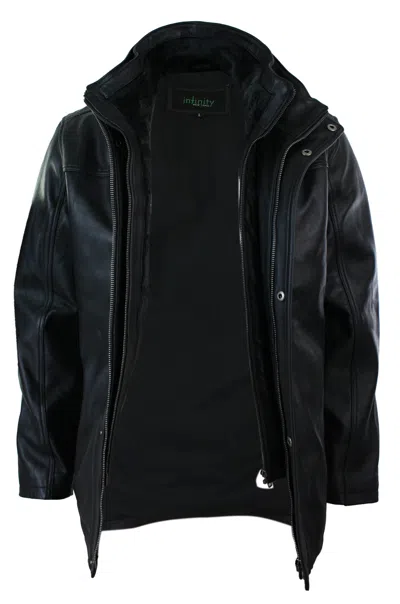 Truclothing Long Coat Safari Jacket In Black