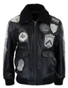 Truclothing Maverick Jacket Pilot Bomber In Black