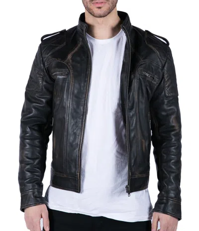 Truclothing Retro Racer Jacket In Black