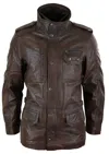 Truclothing Safari Parka Long Jacket In Brown