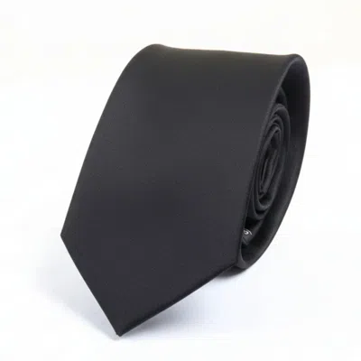 Truclothing Satin Tie Wedding Classic Formal Business Necktie In Black