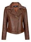 Truclothing Slim Fit Short Jacket In Brown