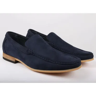 Truclothing Slip On Lightweight Suede Loafers In Blue