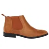 Truclothing Slip On Suede Leather Lined Chelsea Ankle Shoes In Multi