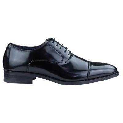 Truclothing Smart Formal Shoes Patent Round Toe Vintage 1920s In Black