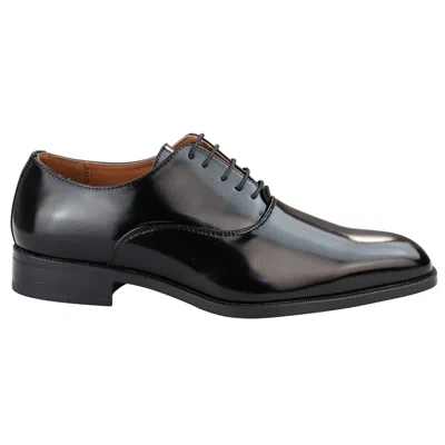 Truclothing Smart Formal Shoes Patent Round Toe Vintage 1920s In Black