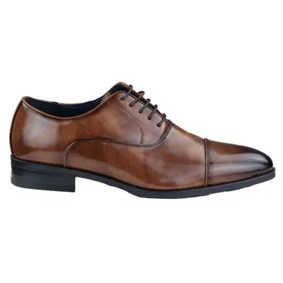 Truclothing Smart Formal Shoes Patent Round Toe Vintage 1920s In Brown