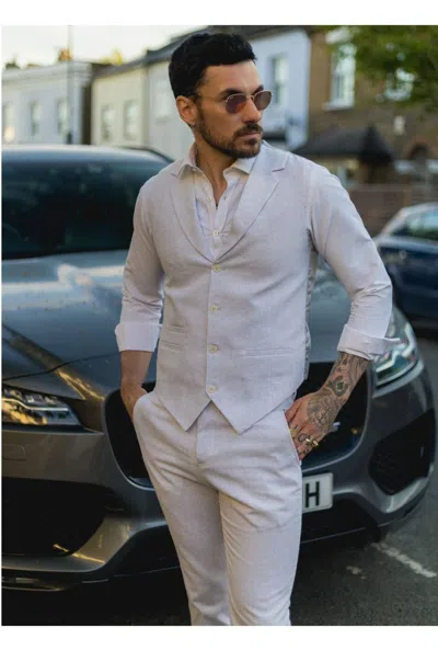 Truclothing Summer Suit Waistcoat Trousers Wedding In Grey