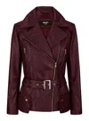Truclothing Tan Belted Fitted Jacket In White