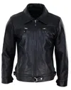 Truclothing Vintage Zip Box Jacket In Black