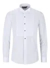 Truclothing White Double Cuff Cotton Shirt In White