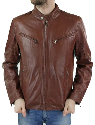 TRUCLOTHING ZIPPED BIKER JACKET