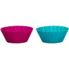 Trudeau Silicone Standard Muffin Baking Cup, Tropical, Set Of 12