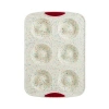 Trudeau Structure Silicone 6 Cavity Donut Pan, Confetti/fuchsia In White