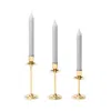Trudon Candleholder, Set Of 3 In Gold