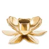 Trudon Flower Candlestick In Gold