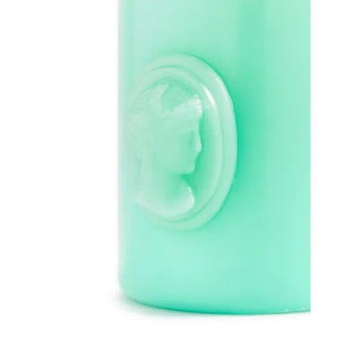 Trudon Green Cameo Pillar Candle - Christmas2023 Exclusive