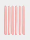 Trudon Large Tapered Candles (set Of 6)  Abask Gift Set