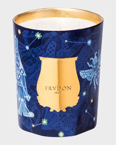 Trudon Nuit Enchantee Luna 5-wick Scented Candle, 98.8 Oz. In Blue