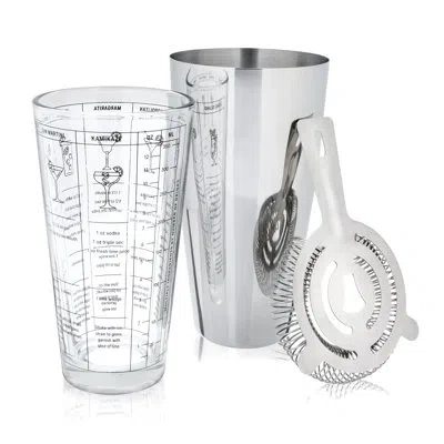True 3-piece Mixologist Barware Set In Assorted