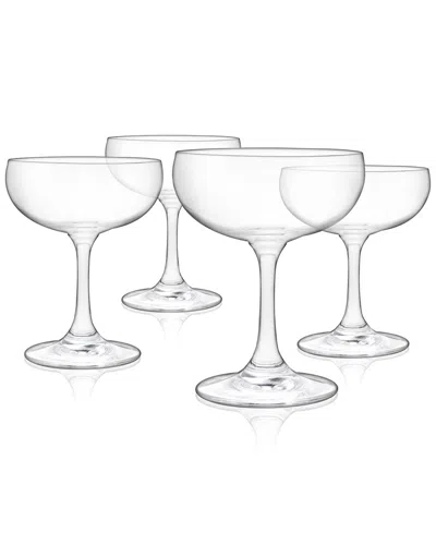 True 7oz Coupe Glasses In Transparent