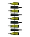 True Align Wall-mounted Wine Rack In Black