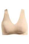 True & Co. True & Co Body Lift V-neck Bralette In Desert
