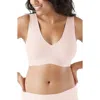 True & Co. True Body Lift V-neck Bralette In Pink