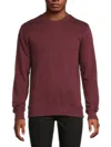 True & Co. Men's Mahogany Fleece Sweatshirt In Mahogany