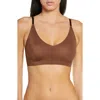 True & Co. True & Co The True Body Triangle Convertible Strap Bralette In Chestnut