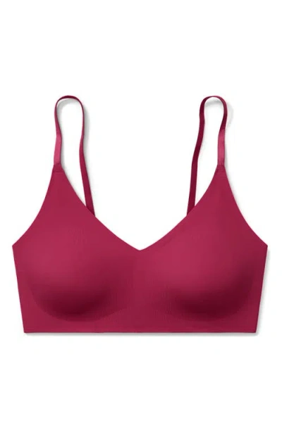 True & Co. True & Co The True Body Triangle Convertible Strap Bralette In Purple