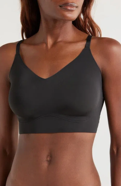 True & Co. True & Co True Body Boost Triangle Lace Convertible Strap Bra In Black