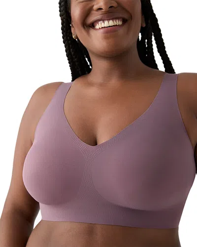 True & Co. True Body Boost V Neck Bra In Blackberry