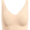 True & Co. True & Co True Body Boost V-neck Bra In Desert
