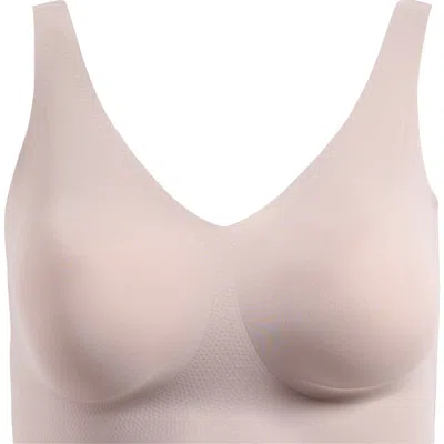 True & Co. True & Co True Body Boost V-neck Bra In Mink