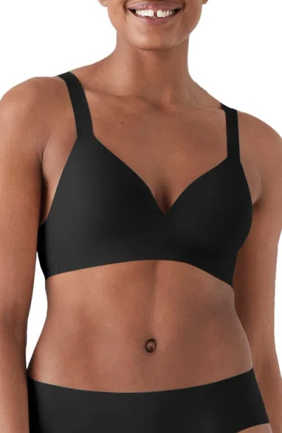 True & Co. True & Co True Body Boost Wireless Hook Back Push-up Bra In Black