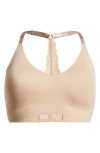 True & Co. True & Co True Body Lace Racerback Bra In Desert