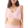 True & Co. True & Co True Body Lift Full V-neck Bralette In Retro Pink