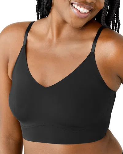 True & Co. True Body Lift Triangle Adjustable Strap Bra In Black