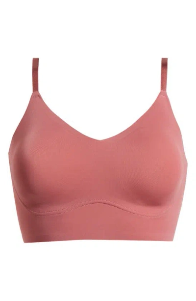 True & Co. True Body Lift Triangle Bra In Dusky Rose