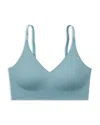 True & Co. True Body Lift Triangle Full Cup Adjustable Strap Bra In Storm Blue