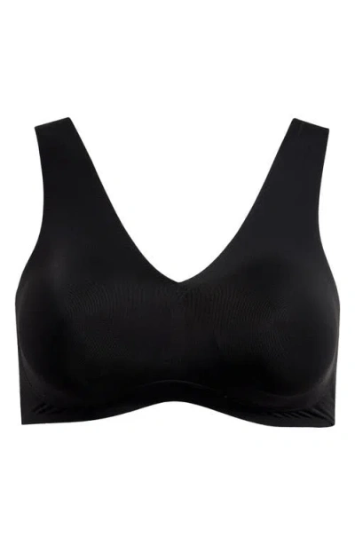 True & Co. True & Co True Body Lift V-neck Bra In Black