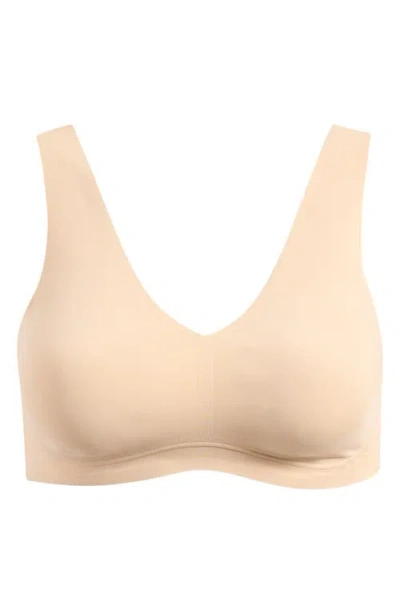 True & Co. True & Co True Body Lift V-neck Bra In Desert