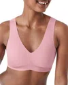 True & Co. True Body New Lift V Neck Bra In Pale Mauve