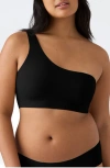 True & Co. True & Co True Body One-shoulder Bra In Black