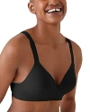 True & Co. True Body Push Up Wirefree T-shirt Bra In Black